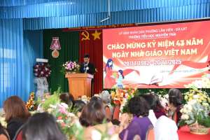 TOẠ ĐÀM KỶ NIỆM 43 NĂM NGÀY NHÀ GIÁO VIỆT NAM 20/11 TRƯỜNG TIỂU HỌC NGUYỄN TRÃI