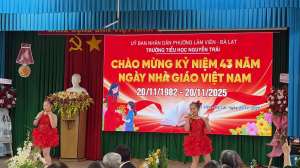 TOẠ ĐÀM KỶ NIỆM 43 NĂM NGÀY NHÀ GIÁO VIỆT NAM 20/11 TRƯỜNG TIỂU HỌC NGUYỄN TRÃI