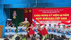 TOẠ ĐÀM KỶ NIỆM 43 NĂM NGÀY NHÀ GIÁO VIỆT NAM 20/11 TRƯỜNG TIỂU HỌC NGUYỄN TRÃI